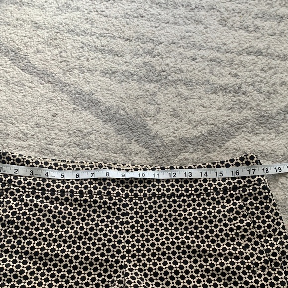 J. Crew High Waist Geometric Black and White Shorts - Picture 6 of 11